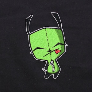 Hoodie Gir from Invader Zim Fully Embroidered Sew-On & Iron-On Patch