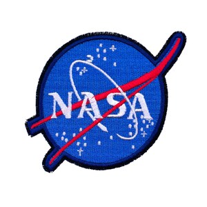 NASA Logo Insignia Fully Embroidered Sew-On & Iron-On Patch