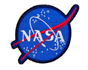 NASA Logo Insignia Fully Embroidered Sew-On & Iron-On Patch