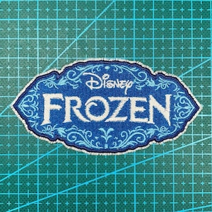 Disney's Frozen Logo Fully Embroidered Sew-On & Iron-On Patch
