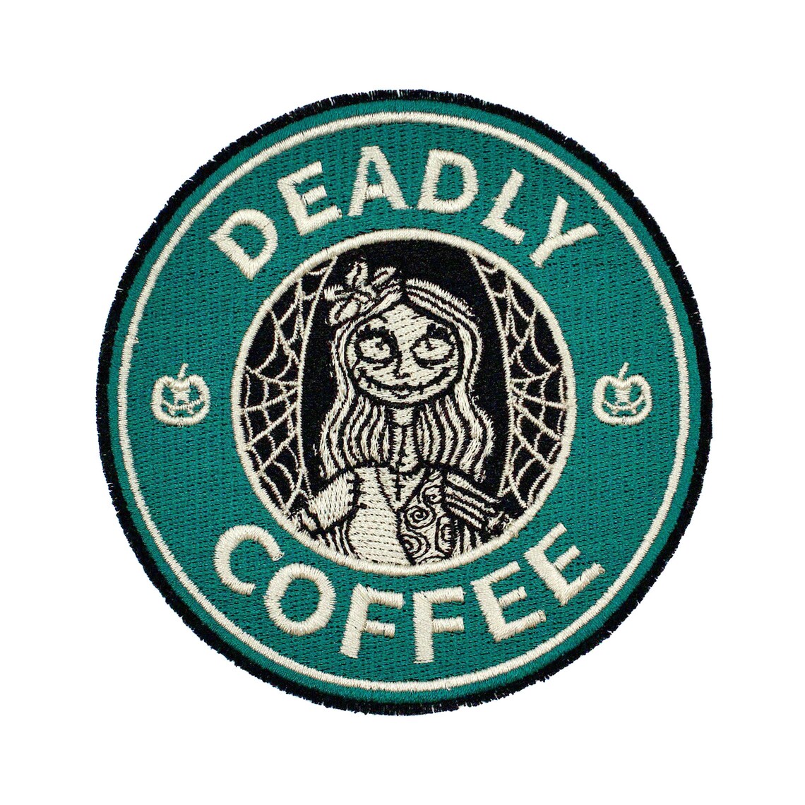 Deadly Coffee Starbucks Logo with Sally from Disney's The