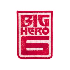 Disney's Big Hero 6 Logo Fully Fully Embroidered Sew-On & Iron-On Patch
