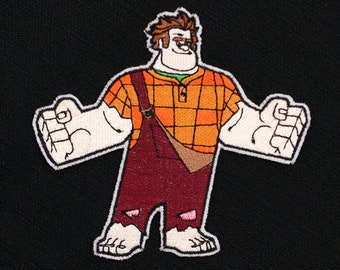 Ralph from Disney's Wreck-It Ralph Fully Embroidered Sew-On & Iron-On Patch