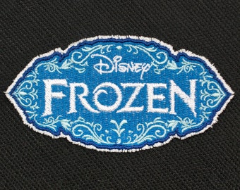 Disney's Frozen Logo Fully Embroidered Sew-On & Iron-On Patch