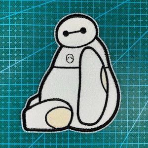 Baymax from Disney's Big Hero 6 Fully Embroidered Sew-On & Iron-On Patch