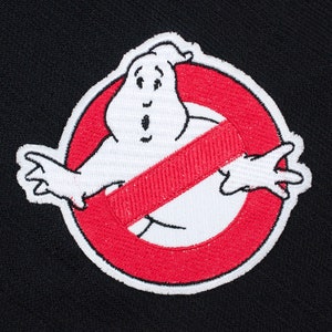Who You Gonna Call? Ghostbusters Movie Logo Fully Embroidered Sew-On & Iron-On Patch