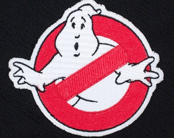 Who You Gonna Call? Ghostbusters Movie Logo Fully Embroidered Sew-On & Iron-On Patch