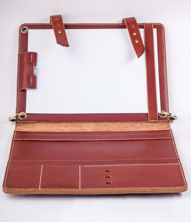 Personalized Leather Document Holder / Custom Leather A4 / Etsy