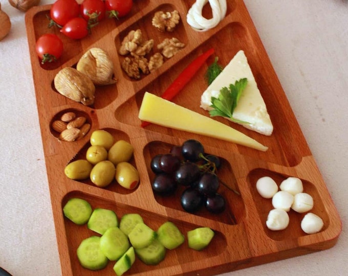 Deli Table | Personalized Cheese Plate | Engraved Wood Cheese board for Wedding Gifts, Christmas Gifts, Housewarming Gifts