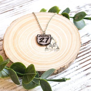 Motocross Plate Necklace - Etsy