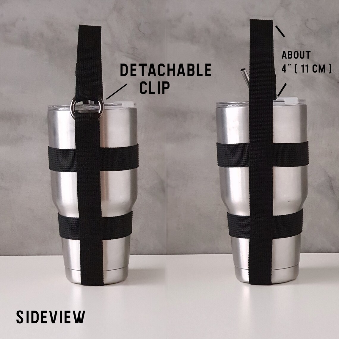 Drink Holder Strap for size Yeti 30 oz with Over the Shoulder Etsy