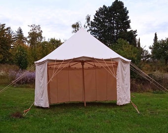 Medieval tent, one-mast