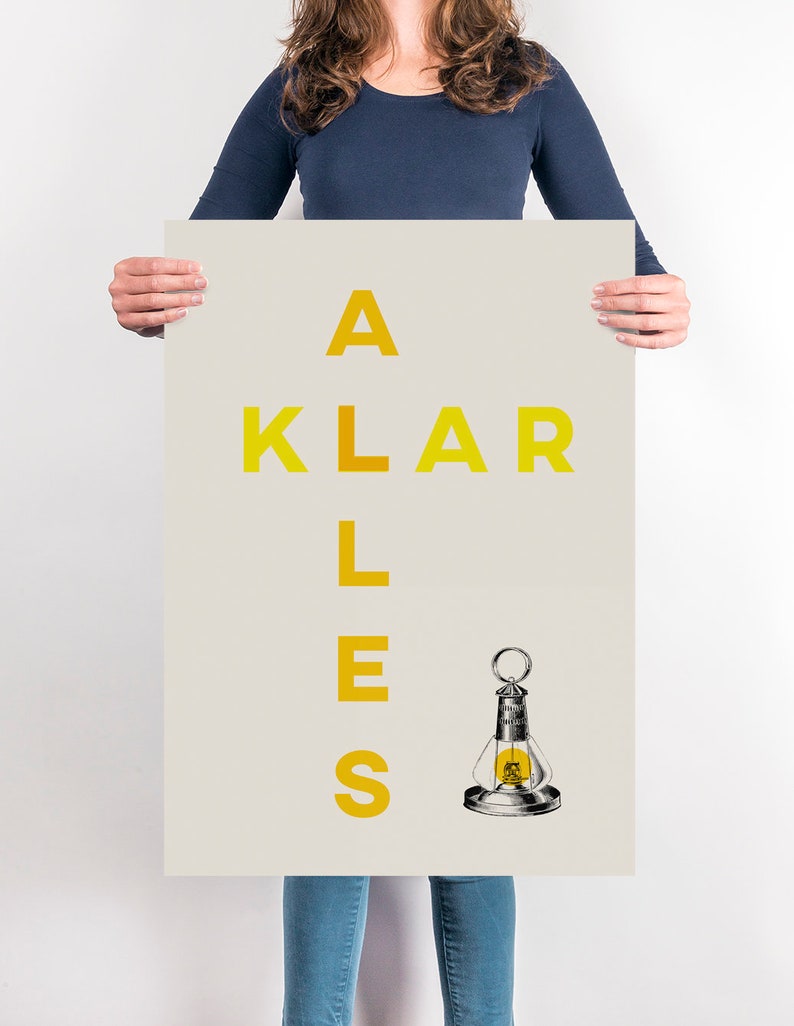 Alles Klar Art Print