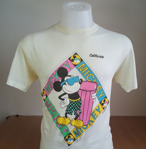 Vintage 80s Mickey Mouse California T-Shirt