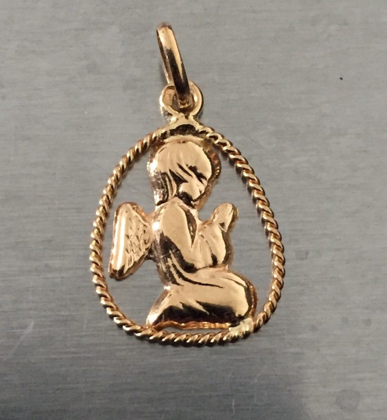 Gold Angel Pendant