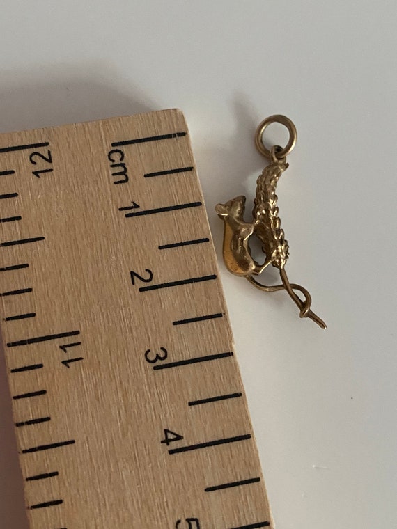 Gold Fieldmouse Charm