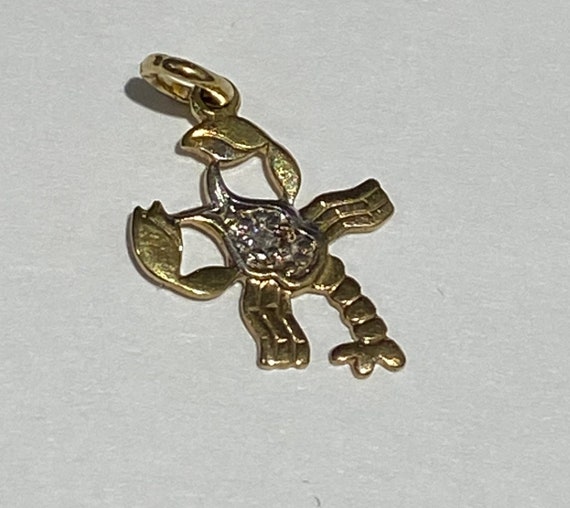 Gold Scorpion Charm - image 1