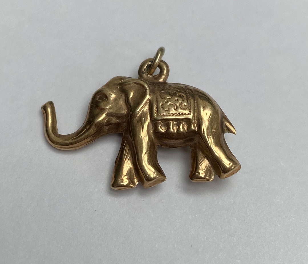 Glitter Elephant Charm main image 1