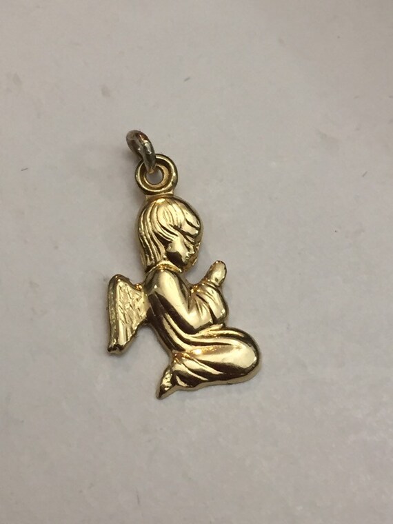 Gold Praying Angel
