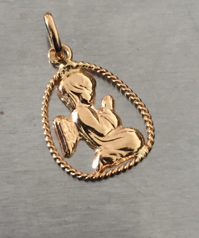 Gold Angel Pendant