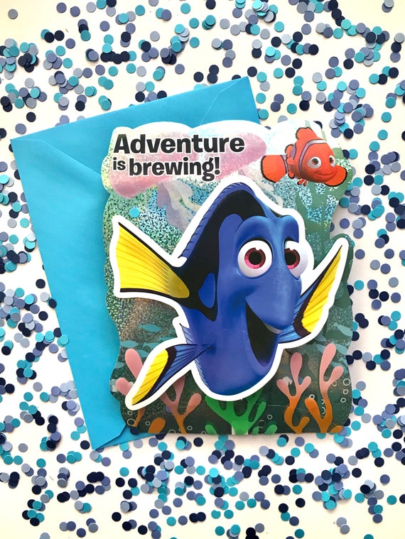 Editable Under The Sea Finding Dory Birthday Invitation Diy Bobotemp