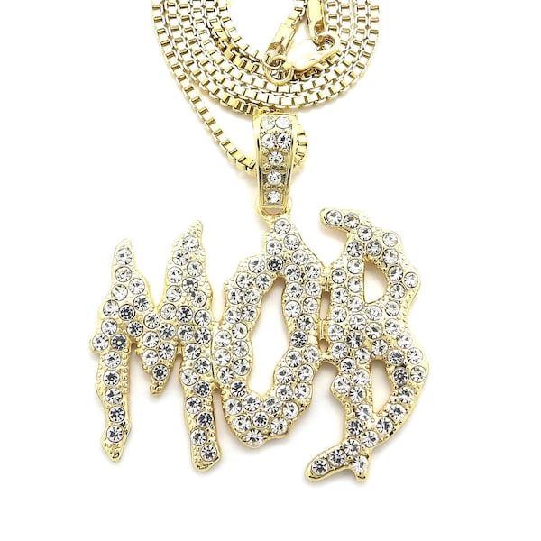 Real iced out name necklace Clearance
