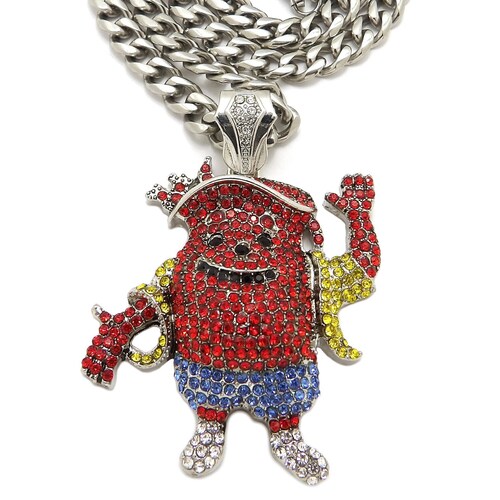 Iced Out Kool Aid Pendant 9mm/2430 