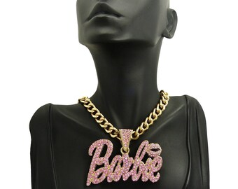 barbie choker necklace