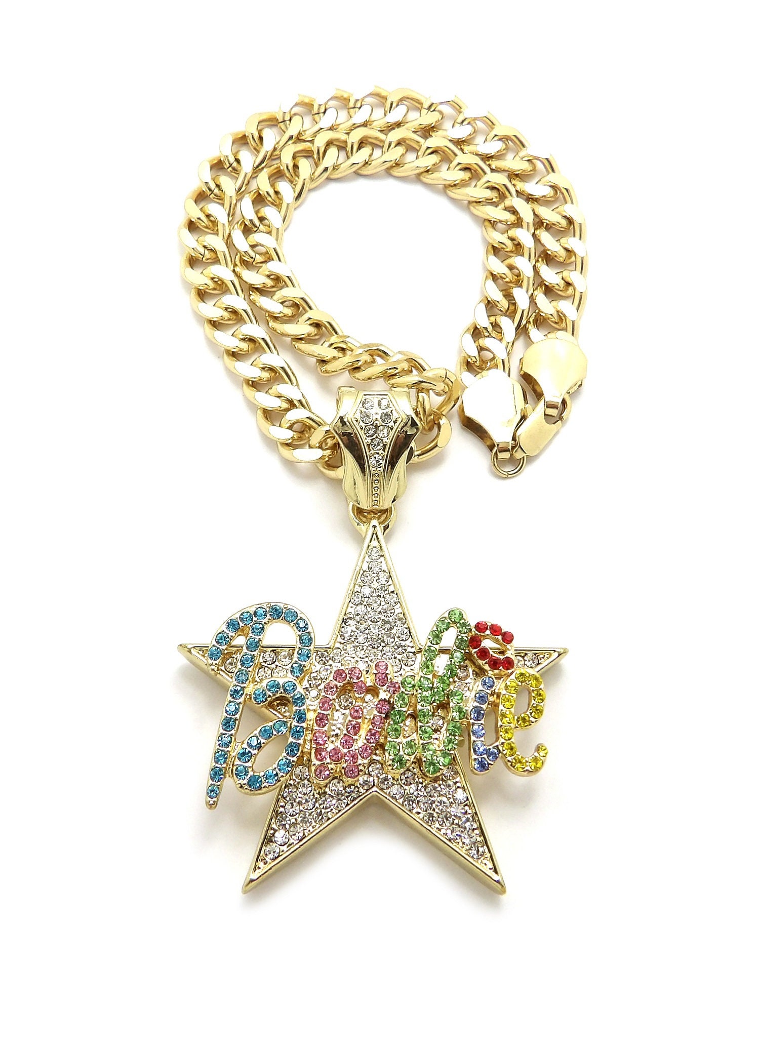 Pink Barbie with Star Pendant 9mm 