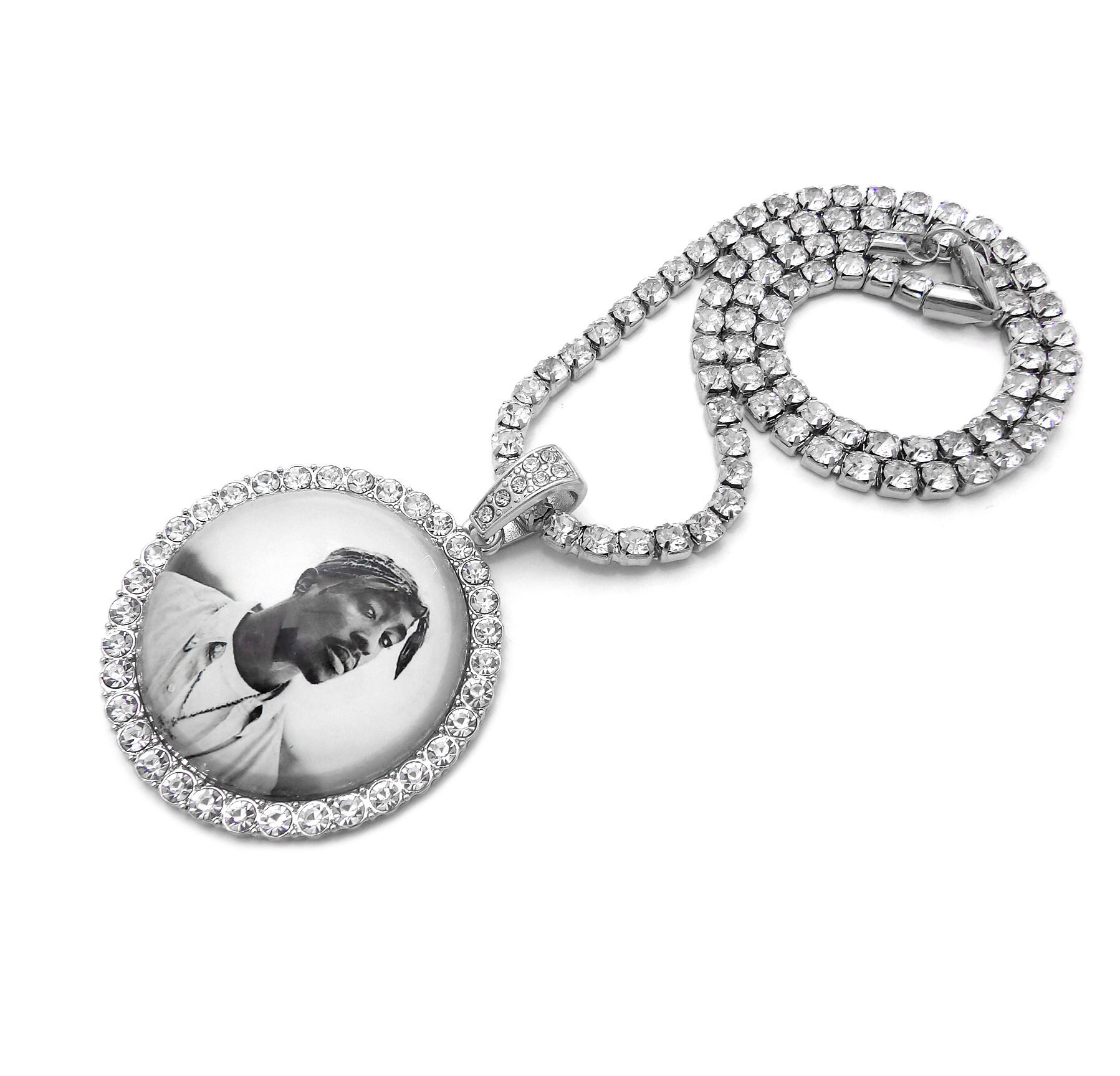 New Ice Out Tupac Pendant 3.5mm/16