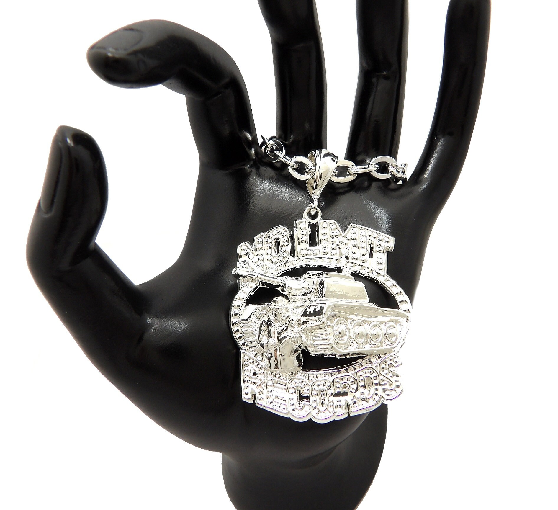 Hip Hop No Limit Record & Soldier Pendant 6mm/18