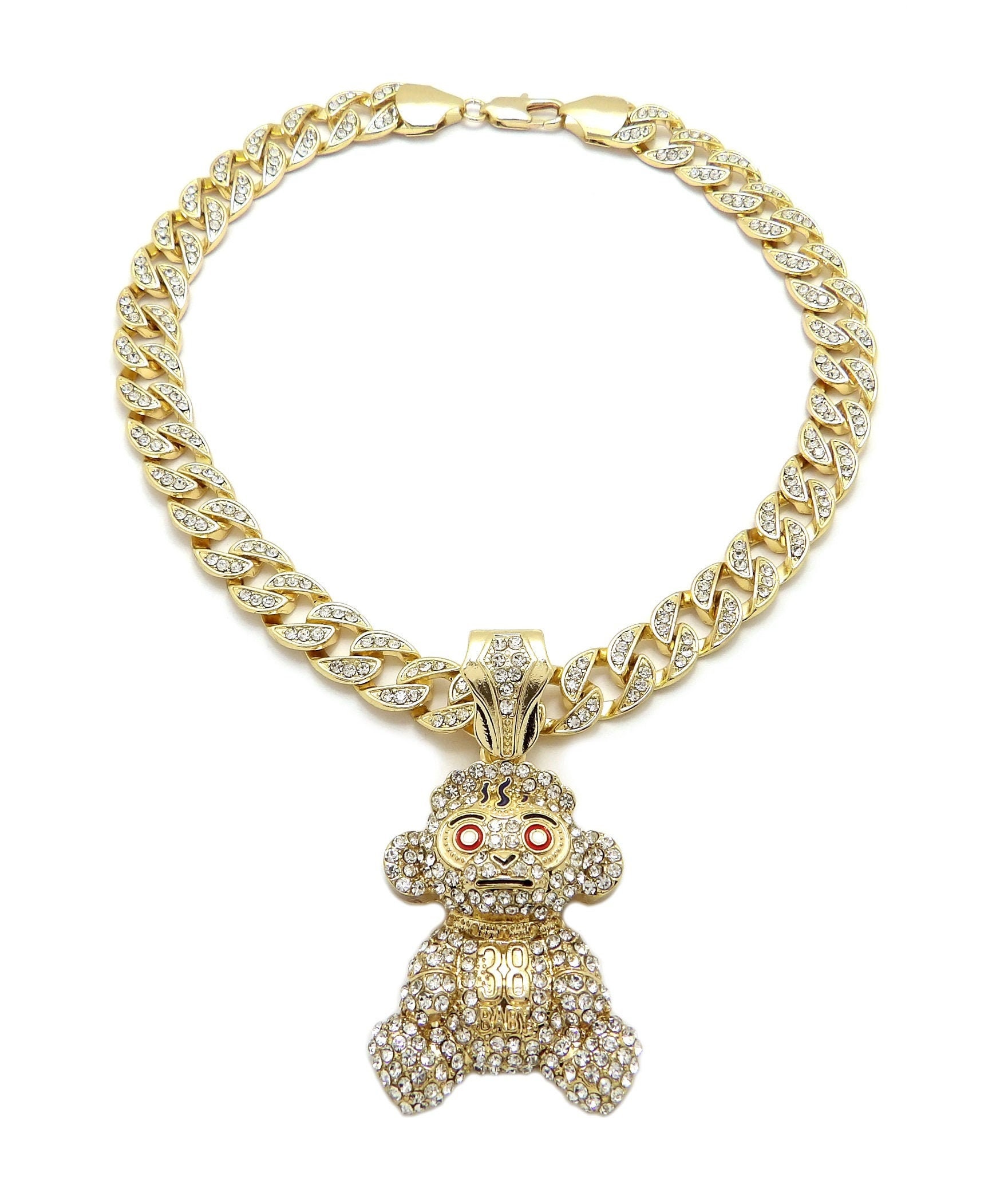 Buy Exo Jewel CZ Diamond Youngboy Never Broke Again NBA Pendant Necklace  Online at desertcartIsrael