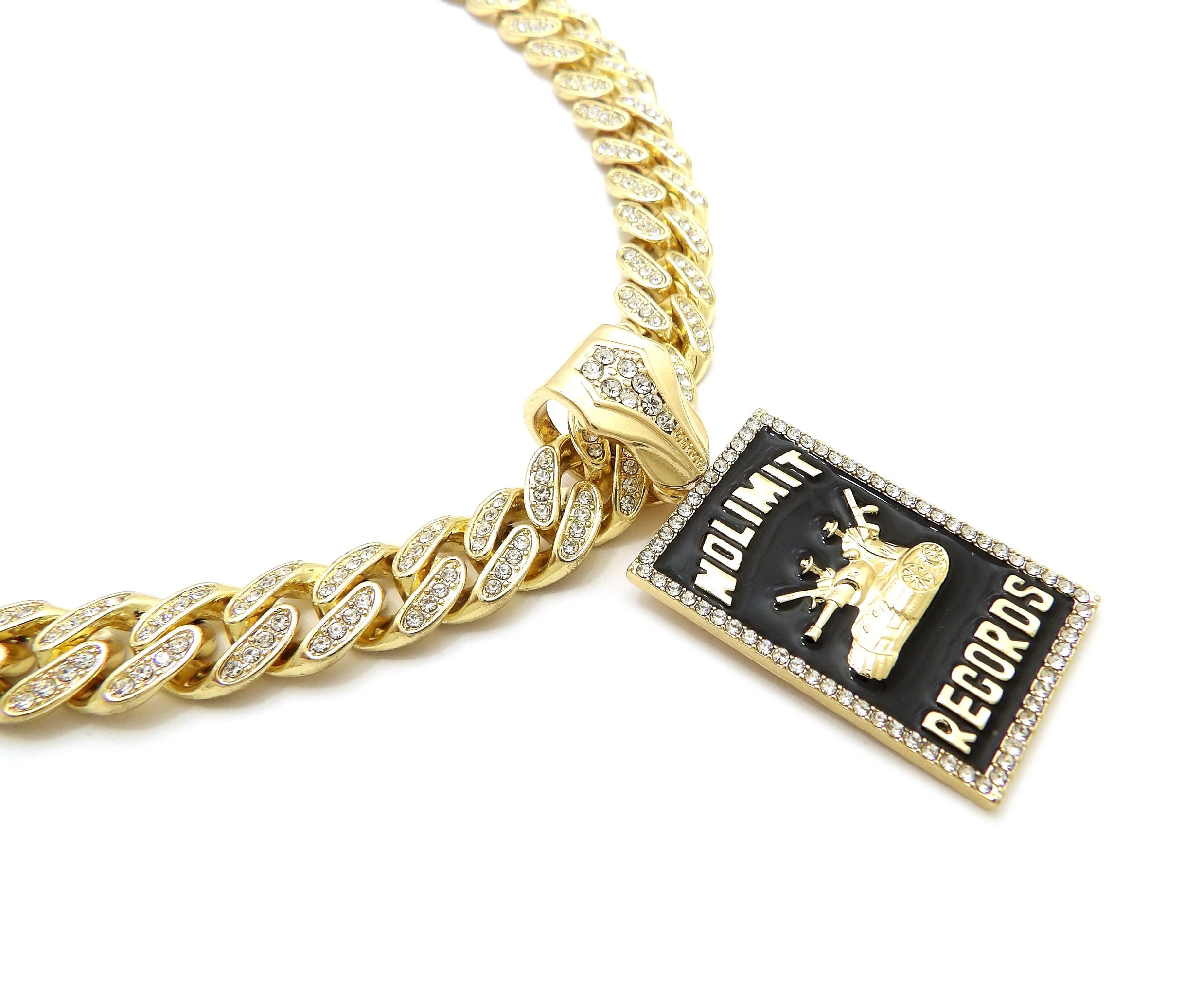 Iced No Limit Records Pendant 12mm/18 Iced No Limit Records Pendant 12mm/18