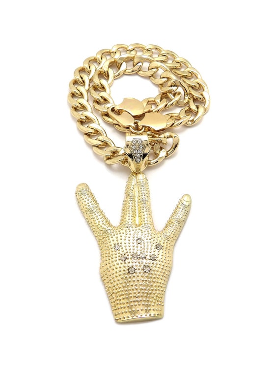 Cuban chain cheap pendant