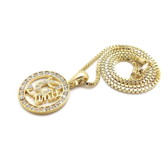 Iced G-unit Pendant 2mm/18