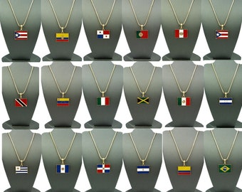 Lightrain The Grand Duchy of Luxembourg National Flag Pendant Necklace Vintage Bronze Chain Statement Necklace Handmade Jewelry Gifts Lightrain The Grand Duchy of Luxembourg National Flag Pendant Necklace Vintage Bronze Chain Statement Necklace Handmade Jewelry Gifts