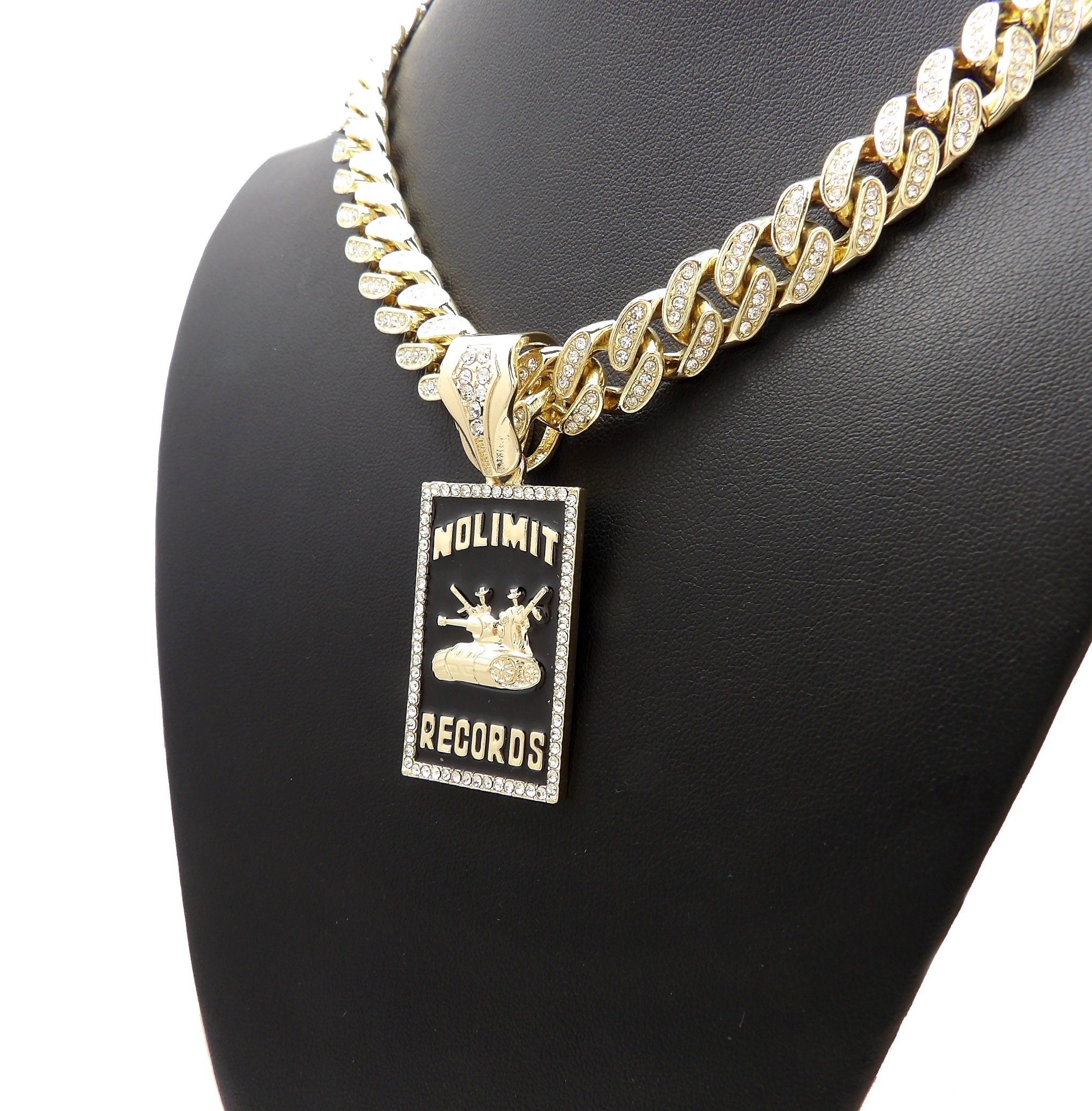 Iced No Limit Records Pendant 12mm/18 Iced No Limit Records Pendant 12mm/18