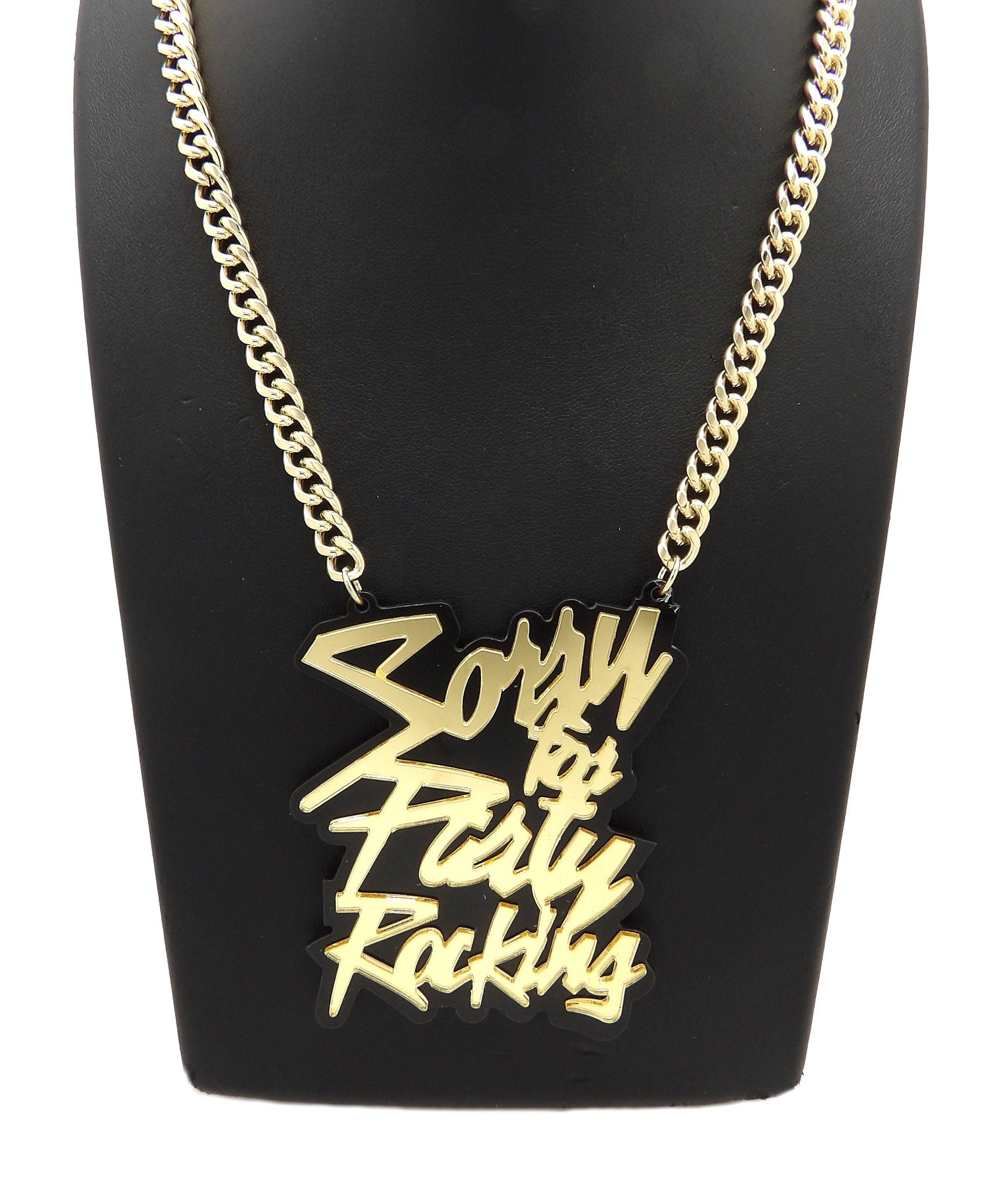 LMFAO PartyRock ネックレス LMFAP Sorry for Party Rocking Pendant 6mm/24