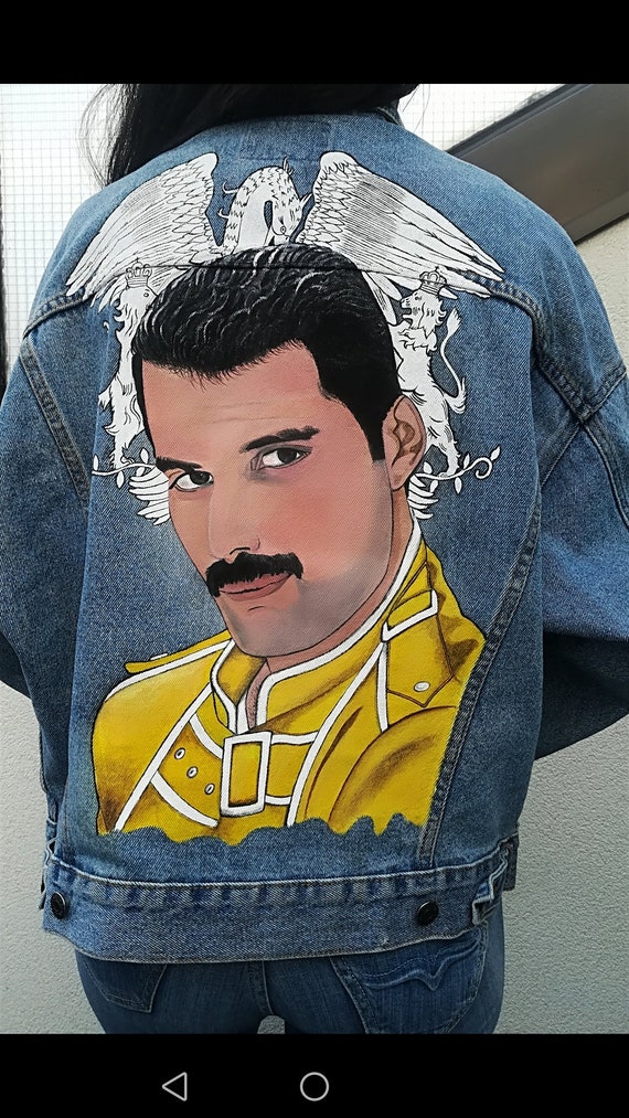 freddie mercury denim jacket