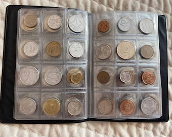 Album of coins from around the world