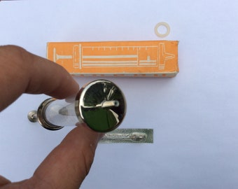 Vintage Glass & Metal Syringe: Medical Collectible, USSR 1983