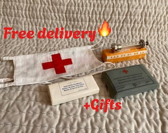 Vintage medical army Kit