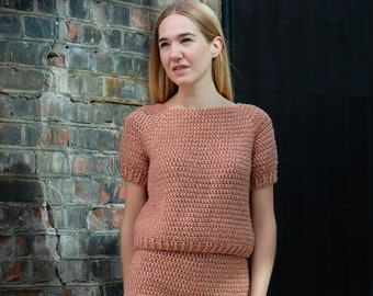 The Crochet co-ord Top PATTERN by Highinfibre