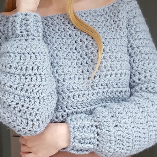 Crochet Jumper PATTERN the High in Fibre Jumper Etsy