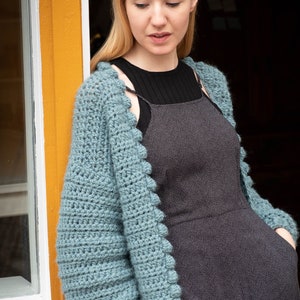 Chunky Crochet Cardigan PATTERN by highinfibre. Quick and - Etsy