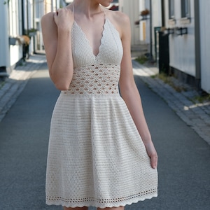 Sweet as Sugar Dress, Crochet pattern by highinfibre image 1