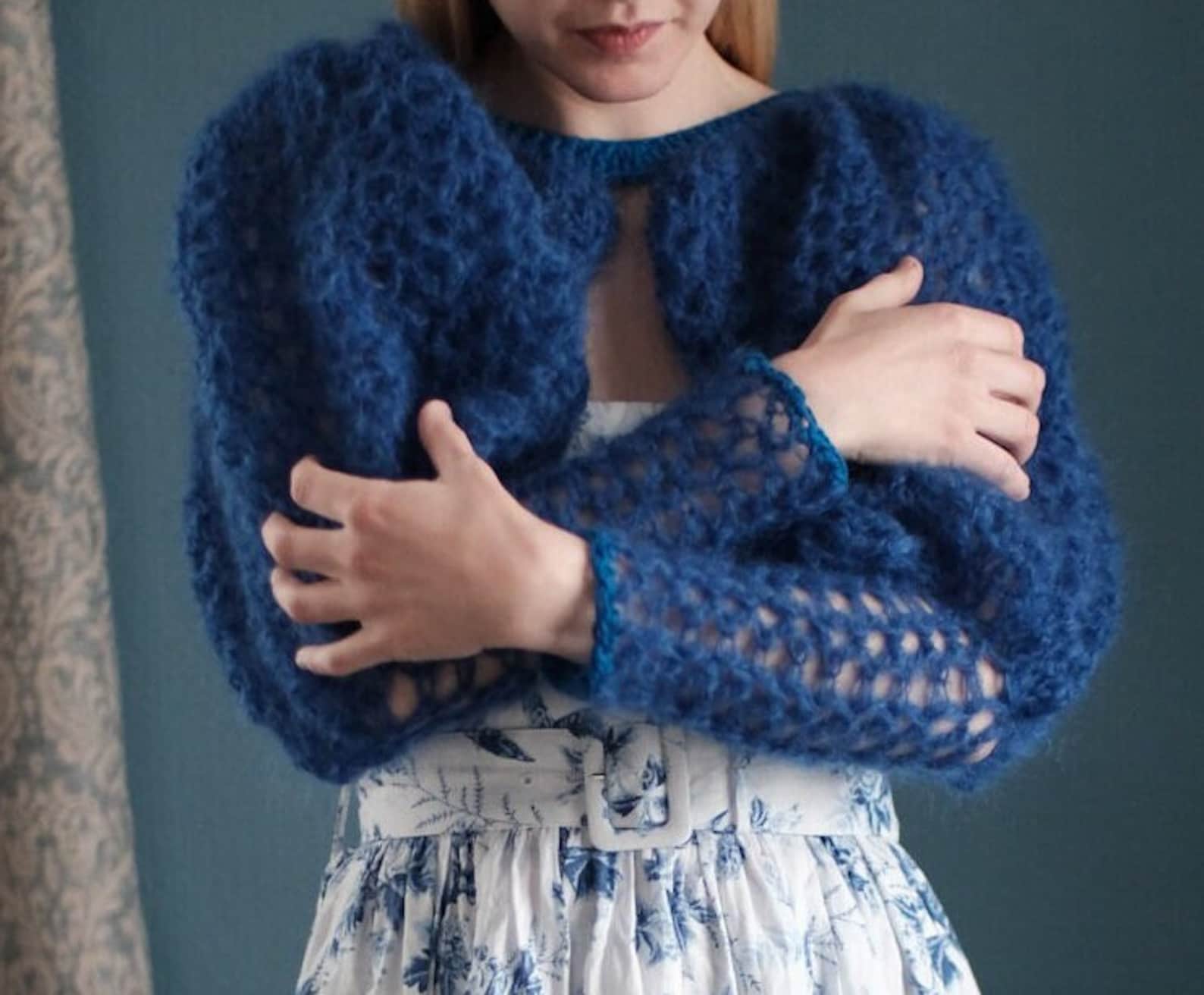 Shrups Pattern Puff Sleeve Shrug, CROCHET PATTERN by @highinfibre - Etsy