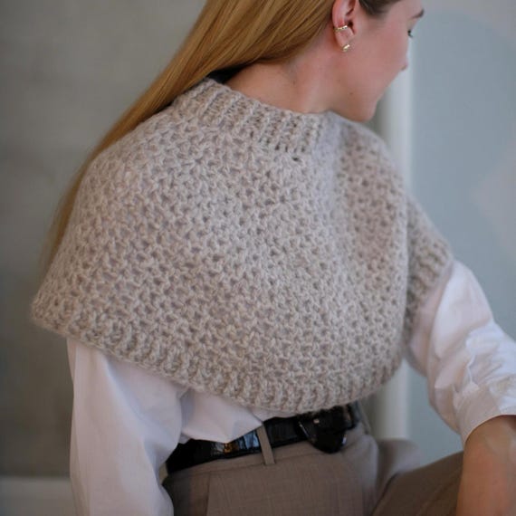 Crochet Shoulder Wrap, CROCHET PATTERN by @highinfibre