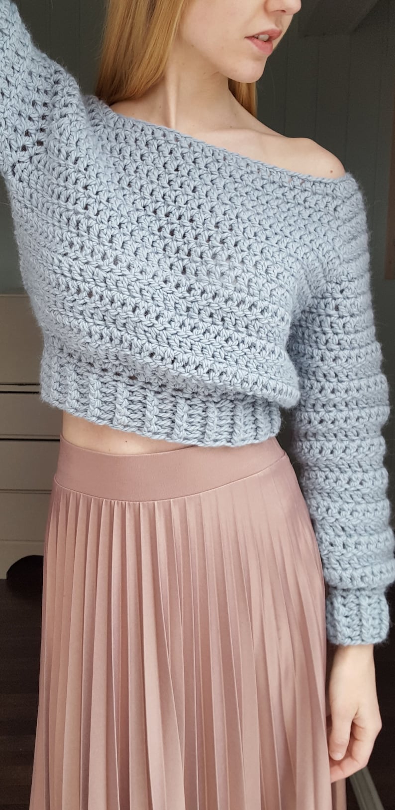 Crochet jumper PATTERN The high in fibre Jumper Etsy