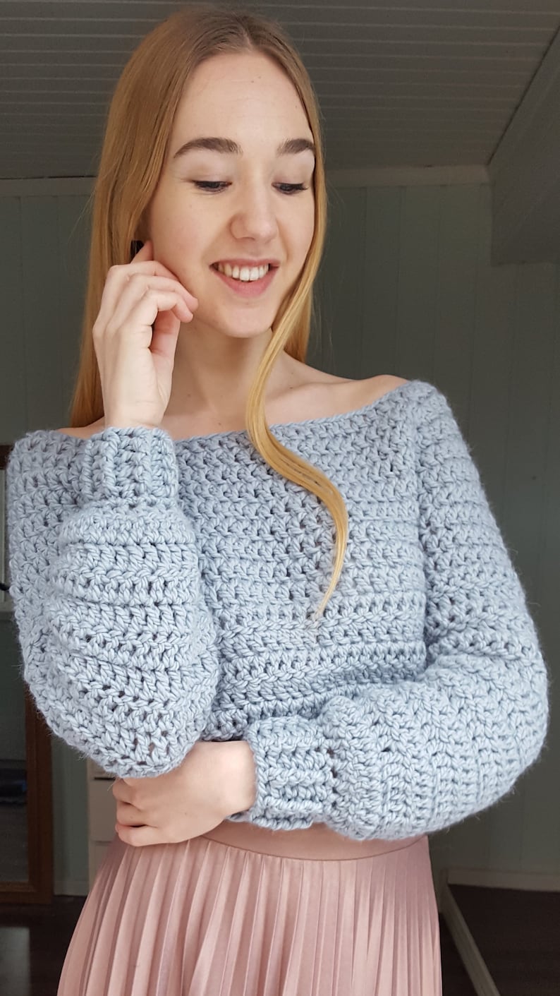 Crochet Jumper PATTERN the High in Fibre Jumper Etsy